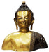 Brass Buddha Head Statue 9.42Kg